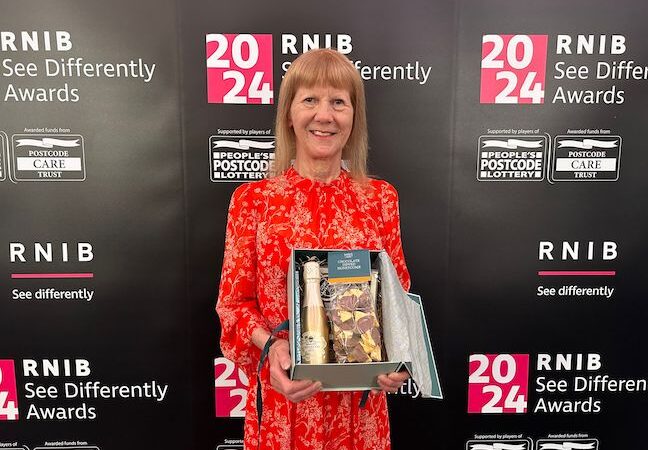 South Wales sight loss campaigner wins RNIB Campaigner of the Year Award