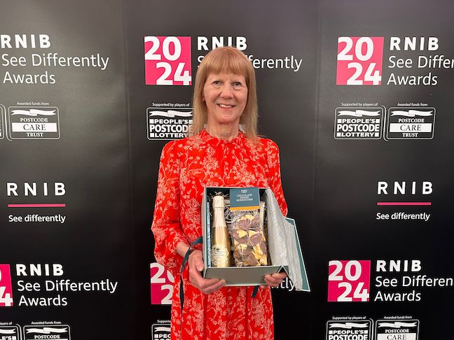 South Wales sight loss campaigner wins RNIB Campaigner of the Year Award