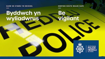 South Wales Police have received multiple reports of individuals falsely purporting to represent Ofgem